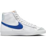 Hvide Nike Blazer Mid 77 Vintage Herrefodboldstøvler Størrelse 45 på udsalg 