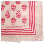 Pinke Alexander McQueen Tørklæder i Modal Størrelse XL til Damer på udsalg 