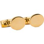 Skultuna Cuff Links Black Tie Collection Oval Gold