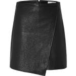 Sorte Korte Selected Femme Korte nederdele i Læder Størrelse XL til Damer 