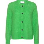 Grønne Selected Femme Cardigans Størrelse XL til Damer 