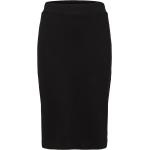 Slfshelly Mw Pencil Skirt B Noos Knælang Nederdel Black Selected Femme