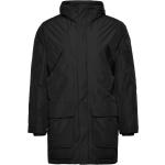 Sorte Selected Homme Parka coats Størrelse XL til Herrer 