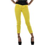 Gule DSQUARED2 Skinny jeans i Bomuld Størrelse XL til Damer på udsalg 
