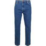 Blå 36 Bredde 32 Længde WRANGLER Straight leg jeans i Bomuld Størrelse XL til Herrer på udsalg 