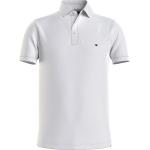 Hvide Tommy Hilfiger Kortærmede polo shirts i Bomuld Størrelse XXL til Herrer 