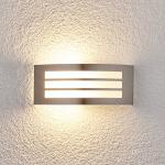 Udendørsvæglamper i Rustfrit stål med Satin-Finish med Striber på udsalg 