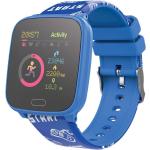 Blå Vandtætte Rem Smartwatches til fitness med Telefon til Børn på udsalg 