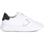 Hvide Philippe Model Herresneakers i Læder Størrelse 41 på udsalg 