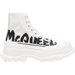 Hvide Alexander McQueen Høje sneakers i Læder Størrelse 42.5 til Herrer 