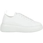 Hvide Armani Exchange Høje sneakers i Læder Størrelse 40 til Damer på udsalg 