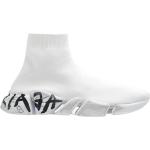 Hvide Balenciaga Speed Damesneakers i Stof Med elastik Størrelse 39 på udsalg 