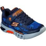 Blå Skechers Sneakers med velcro Med velcro Størrelse 26 Stødabsorberende til Drenge på udsalg 