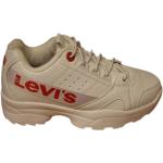 Hvide LEVI'S Chunky Sneakers Med elastik Størrelse 30 til Piger på udsalg 