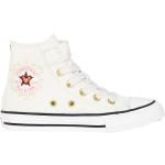 Hvide Converse Forårs valentinsdags Canvas sneakers Størrelse 29 til Piger på udsalg 