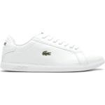Hvide Elegant Lacoste Høje sneakers i Læder Størrelse 41 til Damer 
