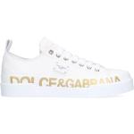 Hvide Dolce & Gabbana Damesneakers Størrelse 36.5 på udsalg 