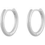 Snö Of Sweden Amsterdam Small Earring Plain Silver 20 mm