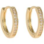 Snö Of Sweden Elaine Small Ring Earring Gold/Clear 14mm