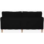 Sorte Moderne Sofaer til 3 Personer med Ben på udsalg 