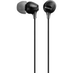 Sony MDR-EX15LP In Ear hovedtelefoner kabelbundet Sort