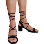 Alohas Sommer Sandaler med hæl blokhæle Med snøre Størrelse 42 til Damer på udsalg 