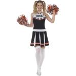 Cheerleader Kostume Sort/Hvid