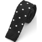 Sorte Strikkede slips i Polyester Størrelse XL 