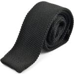 Sorte Strikkede slips Størrelse XL 