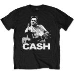 Sorte Johnny Cash T-shirts Størrelse XXL til Herrer 
