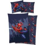 Spiderman Junior sengetøj 100x140 cm - Flying - 2 i 1 - 100% bomuld