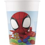 Spiderman Papkrus & Plastglas 8 stk 