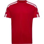 Røde Sporty adidas Performance Squadra Kortærmede skjorter i Jersey med korte ærmer Størrelse XL 