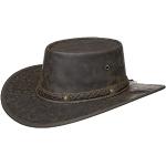 Barmah Cowboy hatte i Læder Størrelse XL 55 cm 