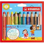 Flerfarvede Stabilo blyanter 