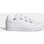 Hvide adidas Stan Smith Skolestarts Sneakers med velcro Med velcro Størrelse 28.5 til Børn 