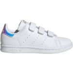 Hvide Sporty adidas Stan Smith Skolestarts Sneakers med velcro Med velcro Størrelse 31 til Herrer 