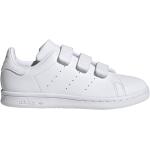 Hvide Sporty adidas Stan Smith Skolestarts Sneakers med velcro Med velcro Størrelse 33 til Herrer 