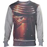 Grå Star Wars The Force Awakens Sweaters i Bomuld Størrelse XL 