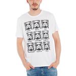 Hvide Star Wars Stormtrooper Studenter T-shirts med tryk med rund udskæring Størrelse XL på udsalg 