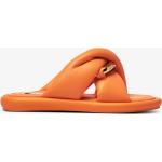 Orange Steve Madden Sommer Sandaler med hæl i Læder Størrelse 37 til Damer på udsalg 