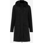 Sorte Parka coats Størrelse XL med hætte til Damer på udsalg 