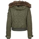 Grønne Stitch & Soul Vinter Vinterjakker i Polyester Størrelse XL med hætte til Damer 