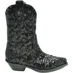 Sorte Dolce & Gabbana Knæhøje støvler i Læder Med lynlåse Størrelse 37.5 til Damer på udsalg 