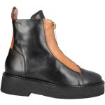 Billi Bi Læderstøvler i Glat læder med rem med runde skosnuder Størrelse 41 til Damer på udsalg 