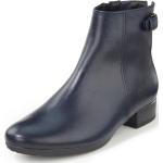 Blå Gabor Comfort Ankelstøvler i Ruskind med rem Hælhøjde op til 3 cm til Damer 