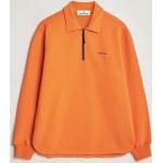Orange Stone Island Sweatshirts i Fleece Størrelse XL til Herrer 