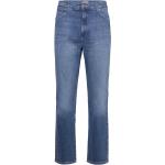 Blå WRANGLER Straight leg jeans Størrelse XL 