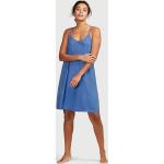 Blå Økologiske Bæredygtige Strandkjoler i Jersey Størrelse XL til Damer på udsalg 