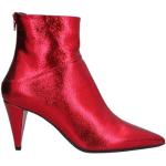 Røde STRATEGIA Læderstøvler i Læder Kegle hæle Med lynlåse Størrelse 35 til Damer 